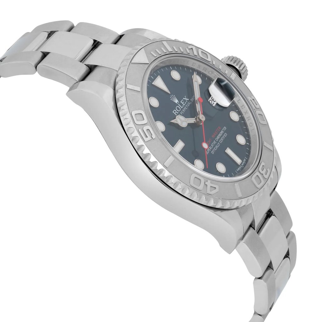 View Of Opposite Crown Facing Side Of Rolex 116622 Stainless Steel Watch Pre Owned Condition