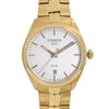Up Close Front Facing Picture Of Tissot T101.410.33.031.00 Stainless Steel Watch Pre Owned Condition