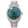 Front Full View Of Rolex 116400GV Stainless Steel Watch Pre Owned Condition {Product Condition}