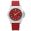 Front Full View Of Victorinox 241719.1 Stainless Steel Watch Display Model Condition Excellent