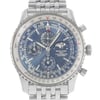 Up Close Front Facing Picture Of Breitling A1937012/C883-443A Stainless Steel Watch Pre Owned Condition