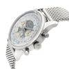 View Of Crown Facing Side Of Breitling AB0510U0-A732-152A Stainless Steel Watch Display Model Condition