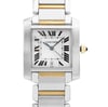 Up Close Front Facing Picture Of Cartier W51005Q4 Stainless Steel Watch Pre Owned Condition