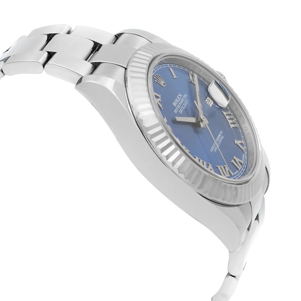 View Of Opposite Crown Facing Side Of Rolex 116334 Stainless Steel Watch Pre Owned Condition