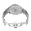 Back View Of Solid Back Case And Open Stainless Steel Band Of Maurice Lacroix MI1028-SS002-130 Watch Unworn Condition