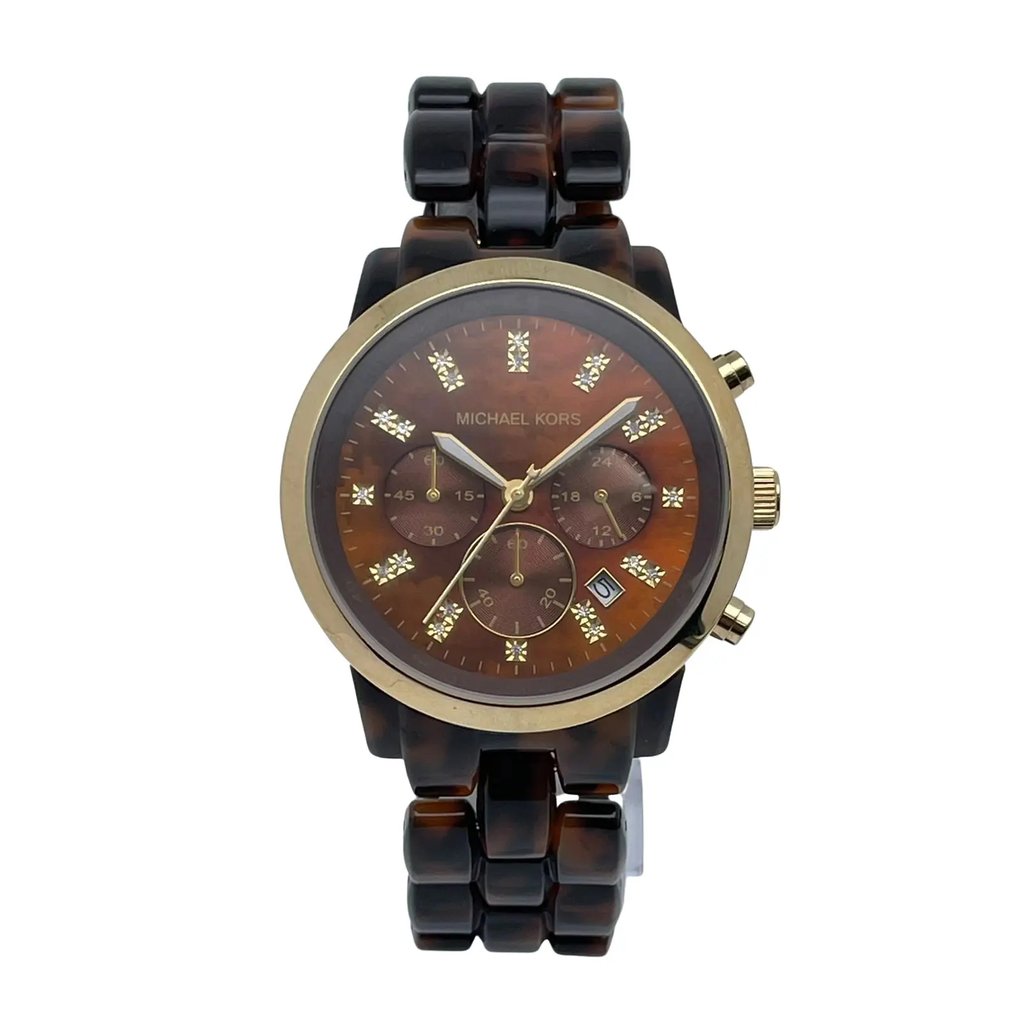 5th image of Michael Kors Michael Kors Tortoise Wristwatch, PreOwned condition