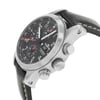 View Of Crown Facing Side Of Fortis 635.10.11 L.01 Stainless Steel Watch Pre Owned Condition