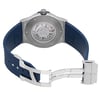 Back View Of Exhibition Back Case And Open Rubber,Leather Band Of Hublot 511.NX.7170.LR Watch Unworn Condition