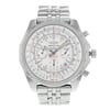 Up Close Front Facing Picture Of Breitling A25362 Stainless Steel Watch Pre Owned Condition