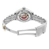 Back View Of Exhibition Back Case And Open Stainless Steel Band Of Oris 01 594 7680 4334-07 8 14 32 Watch Pre Owned Condition