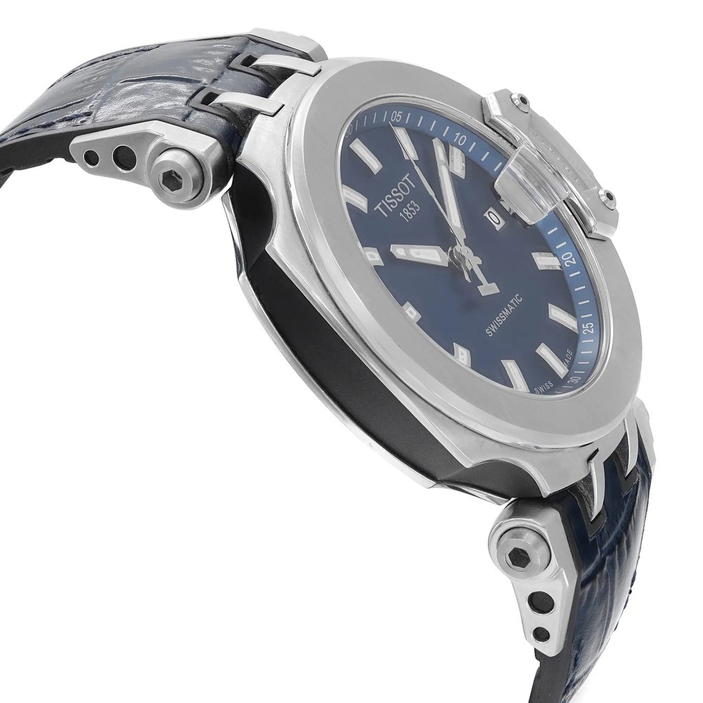 View Of Opposite Crown Facing Side Of Tissot T115.407.17.041.00 Stainless Steel Watch Pre Owned Condition