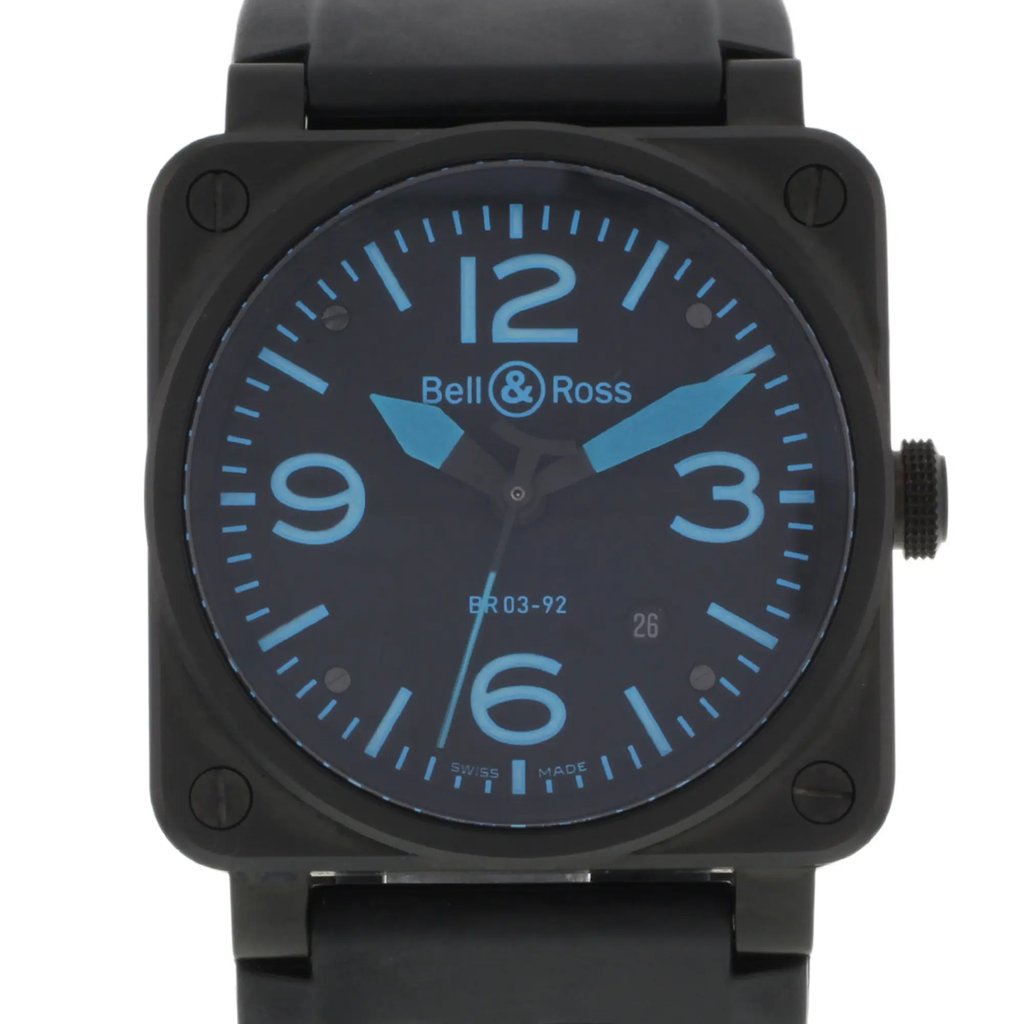 2nd image of Bell & Ross BR0392-BLUE Wristwatch, PreOwned condition