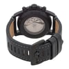 Back View Of Exhibition Back Case And Closed Leather Band Of Luminox XL.1861.BO Watch Pre Owned Condition