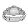 Back View Of Solid Back Case And Closed Stainless Steel Band Of Rolex 126300-0012 Watch Unworn Condition