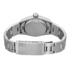 Back View Of Solid Back Case And Closed Stainless Steel Band Of Rolex 67180 Watch Pre Owned Condition