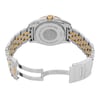 Back View Of {Caseback} Back Case And Open Stainless and Solid Gold Band Of Breitling C3733012-C831-TT Watch Display Model Condition