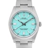 Up Close Front Facing Picture Of Rolex 126000 Stainless Steel Watch New Condition