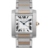 Up Close Front Facing Picture Of Cartier W51005Q4 Stainless Steel Watch Pre Owned Condition