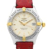 Up Close Front Facing Picture Of Breitling B60622 Stainless Steel Watch Pre Owned Condition