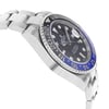 View Of Opposite Crown Facing Side Of Rolex 116710BLNR Stainless Steel Watch Display Model Condition