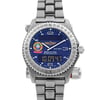 Up Close Front Facing Picture Of Breitling E56321 Titanium Watch Pre Owned Condition