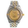 Front Full View Of Breitling B45355 Stainless & Solid Gold Watch Pre Owned Condition {Product Condition}