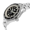 View Of Crown Facing Side Of Brighton A17364 Stainless Steel Watch Pre Owned Condition