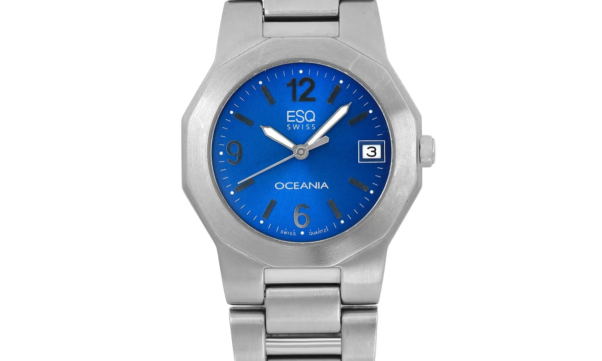 ESQ Movado Stainless Steel Watch ESQ Movado Squadron Compass Stainless Steel 42mm Men main image 2