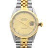 Up Close Front Facing Picture Of Rolex 16233 Stainless Steel Watch Pre Owned Condition