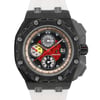 Up Close Front Facing Picture Of Audemars Piguet 26290IO Carbon Fiber Watch Pre Owned Condition