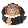 Back View Of Screwback Back Case And Closed Rubber Band Of Audemars Piguet 26470OR.OO.A125CR.01 Watch Pre Owned Condition