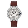 Front Full View Of Cartier W4BB0027 Stainless Steel Watch Pre Owned Condition Good