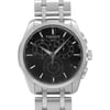 Up Close Front Facing Picture Of Tissot T035.617.11.051.00 Stainless Steel Watch Display Model Condition