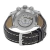 Back View Of {Caseback} Back Case And Closed Leather Band Of Fortis 635.10.11 L.01 Watch Pre Owned Condition