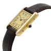 View Of Crown Facing Side Of Cartier NA Silver Watch Pre Owned Condition