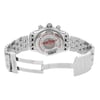 Back View Of {Caseback} Back Case And Open Stainless Steel Band Of Breitling A1335611/G569-SS Watch Display Model Condition