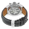 Back View Of {Caseback} Back Case And Closed Leather Band Of Breitling AB0521U0/A755-441X Watch Display Model Condition