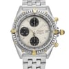 Up Close Front Facing Picture Of Breitling B13050.1 Stainless Steel Watch Pre Owned Condition