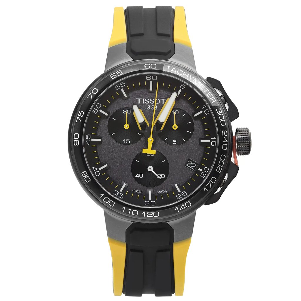 Front Full View Of Tissot T111.417.37.441.00 Stainless Steel Watch Unworn Condition {Product Condition}