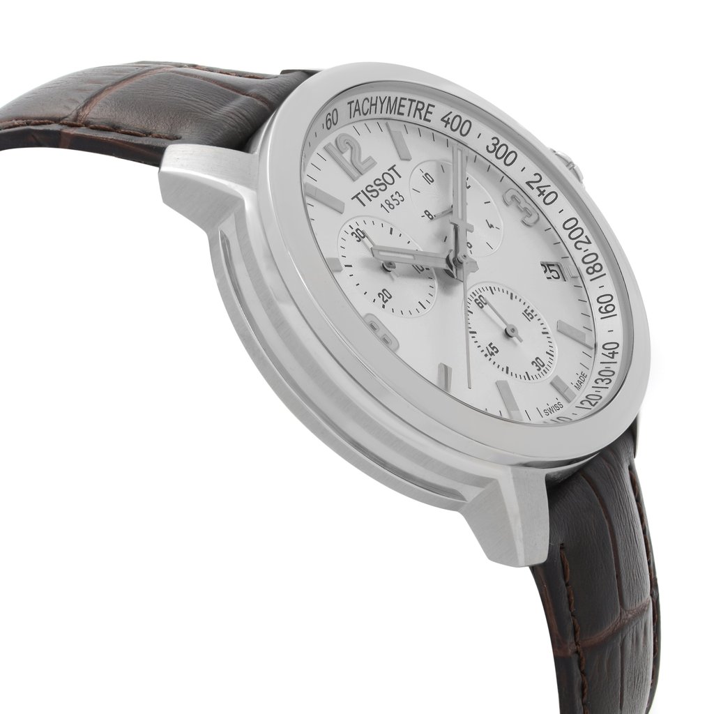 View Of Opposite Crown Facing Side Of Tissot T055.417.16.037.00 Stainless Steel Watch New With Defects Condition