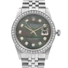 Up Close Front Facing Picture Of Rolex 16220 Stainless Steel Watch Pre Owned Condition
