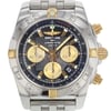 Up Close Front Facing Picture Of Breitling IB011012/B968-375A Stainless Steel Watch Pre Owned Condition