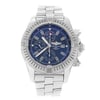 Front Full View Of Breitling A1337011-C757-SS Stainless Steel Watch Pre Owned Condition {Product Condition}