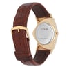 Back View Of Snap Back Case And Closed Leather Band Of Hamilton H2430151 Watch Pre Owned Condition