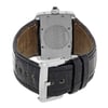 Back View Of {Caseback} Back Case And Closed Leather Band Of Cartier W6300255 Watch Pre Owned Condition