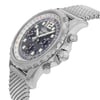 View Of Crown Facing Side Of Breitling A2336035/F555-150A Stainless Steel Watch Pre Owned Condition