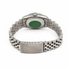 Back View Of Screwback Back Case And Closed Stainless Steel Band Of Rolex 68274 Watch Pre Owned Condition