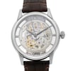 Up Close Front Facing Picture Of Oris 01 734 7684 4051-07 1 21 73FC Stainless Steel Watch Display Model Condition
