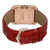 Back View Of Screwback Back Case And Closed Leather Band Of Cartier WJTA0009 Watch Pre Owned Condition