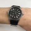 Up Close Front Facing Picture Of Ritmo Mundo 121 Stainless Steel Watch Pre Owned Condition